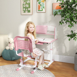 Tommy Toys Pink Kids Desk and Chair Set - Wilko - thumbnail 6