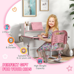 Tommy Toys Pink Kids Desk and Chair Set - Wilko - thumbnail 7