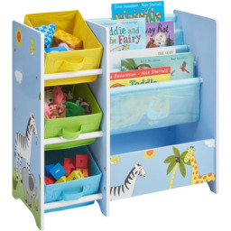 Liberty House Toys Kids Safari Book Display with Storage Boxes - Size: 60 x 65 x 30cm - Wilko - thumbnail 4
