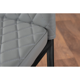 Furniturebox Solo Valera 6 Seater Dining Set Grey - Wilko - thumbnail 7