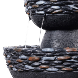 Teamson Home Dark Grey 3-tier Stone Pedestal Water Outdoor Fountain 36.5 inch - Size: 92.71 x 51.99 x 51.99cm - Wilko - thumbnail 6