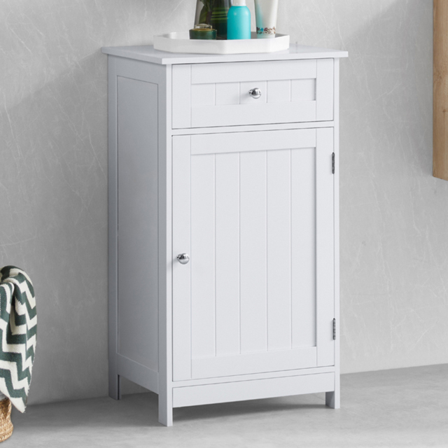 Bath Vida Priano 1 Door 1 Drawer Freestanding Cabinet - Size: 77 x 43 x 34cm - Wilko - image 1