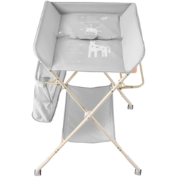 H&O Direct Grey Folding Baby Diaper Changing Table with Wheels - Size: 122 x 75 x 76cm - Wilko - thumbnail 3