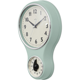 Acctim Kitchen Time Sage Clock and Timer - Size: 5.5 x 19.5 x 30cm - Multi - Wilko - thumbnail 3