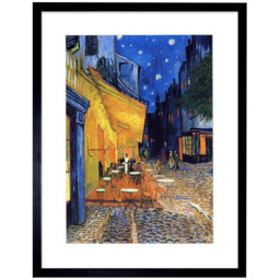 Wee Blue Coo Vincent Van Gogh Cafe Terrace Place Du Forum Arles Framed Wall Art Print 30 x 41cm - Size: 43.3 x 33.3 x 1.5cm - Wilko - thumbnail 1