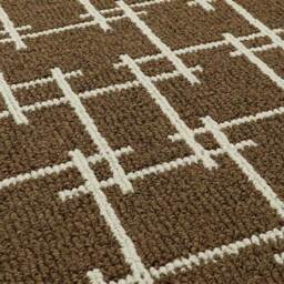 JVL Vector Brown Indoor Machine Washable Doormat 40 x 70cm - JVL Homewares - Wilko - thumbnail 6