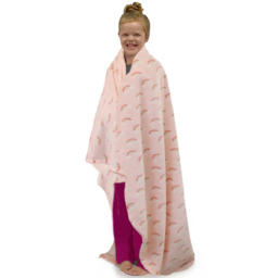 Velosso Clouds Rainbow Throw 127 x 152cm - Size: 127 x 152 x 1cm - Pink - Wilko - thumbnail 4