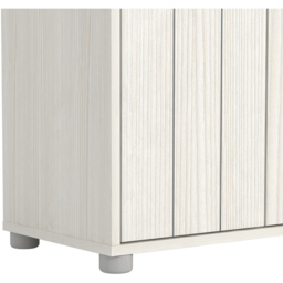 GFW Bideford White Tall Shoe Cabinet - Size: 29 x 79 x 119cm - Wilko - thumbnail 7
