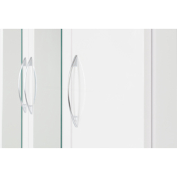 Seconique Nevada White 4 Piece Bedroom Furniture Set - Size: 3 Door - Wilko - thumbnail 4