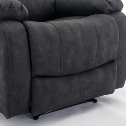 Furniture One 5 Seater Grey Manual Recliner Sofa Set - Wilko - thumbnail 6