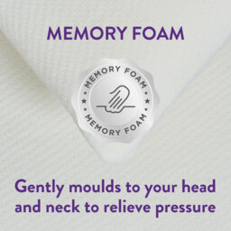 Slumberdown Memory Plus Pillow - Size: Single - White - Wilko - thumbnail 7