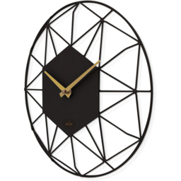 Acctim Alva Black Metal Wire Clock - Size: 4.5 x 30 x 30cm - Wilko - thumbnail 3