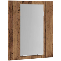 vidaXL LED Mirror Old Wood Bathroom Cabinet - Size: 45 x 40 x 12cm - Brown - Wilko - thumbnail 3