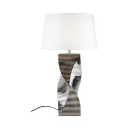 Alder Table Lamp Silver - Wilko - thumbnail 5