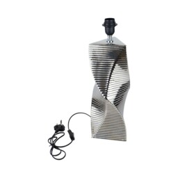 Alder Table Lamp Silver - Wilko - thumbnail 4