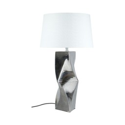 Alder Table Lamp Silver - Wilko - thumbnail 7