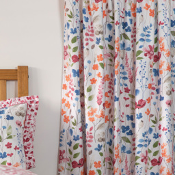 Serene Marnie Curtains 168 x 137cm - Size: W 168 x D  137cm - Multi - Wilko