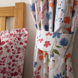 Serene Marnie Curtains 168 x 137cm - Size: W 168 x D  137cm - Multi - Wilko - thumbnail 3