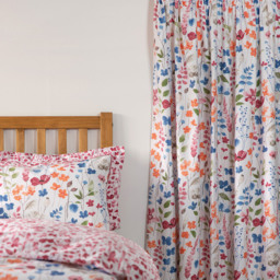 Serene Marnie Curtains 168 x 137cm - Size: W 168 x D  137cm - Multi - Wilko - thumbnail 4