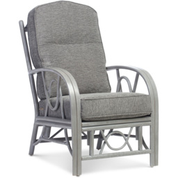 Desser Bali 4 Seater Slate Grey Natural Rattan Sofa Set - Wilko - thumbnail 5