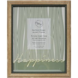 Hertford Green Accent Frame - Natural/20x16in - Size: 20 x 16 Inch - The Port. Co Gallery - Wilko