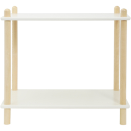 FurnitureHMD 2 Shelf Natural and White Bookcase - Wilko - thumbnail 3