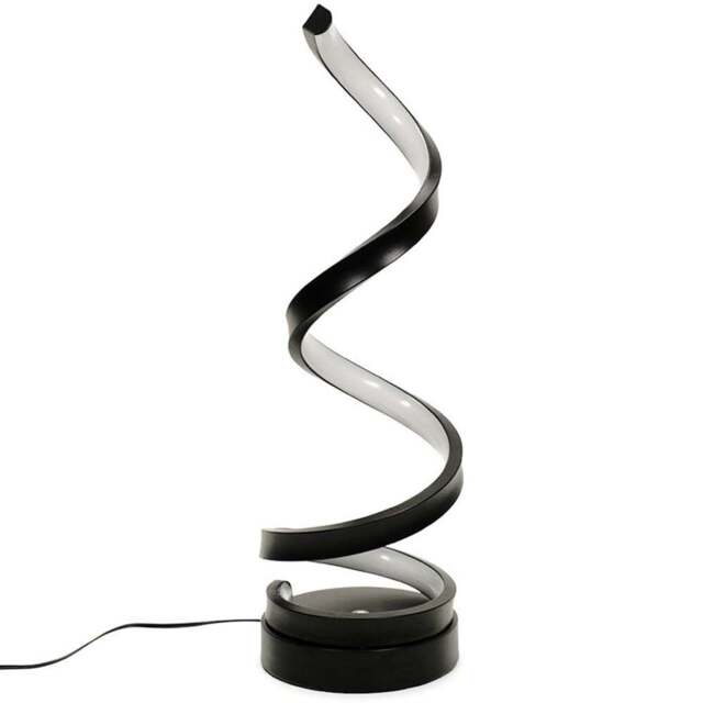 ValueLights Infinity Black Single Twist Integrated LED Table Lamp - Size: 41.5 x 12 x 12cm - Wilko - image 1