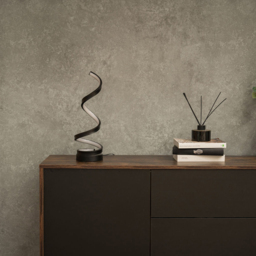 ValueLights Infinity Black Single Twist Integrated LED Table Lamp - Size: 41.5 x 12 x 12cm - Wilko - thumbnail 5