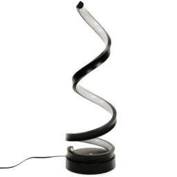 ValueLights Infinity Black Single Twist Integrated LED Table Lamp - Size: 41.5 x 12 x 12cm - Wilko - thumbnail 1
