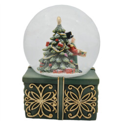 Nutcracker Snow Globe Emerald Green - Sleigh Bells Ring - Wilko - thumbnail 1