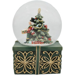 Nutcracker Snow Globe Emerald Green - Sleigh Bells Ring - Wilko - thumbnail 4