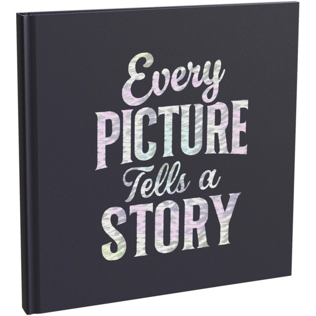 Exacompta Letters Blue Photo Album 30 Sheets 60 Photos - Size: 1.7 x 24.7 x 24.7cm - Wilko - image 1
