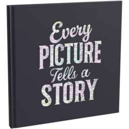 Exacompta Letters Blue Photo Album 30 Sheets 60 Photos - Size: 1.7 x 24.7 x 24.7cm - Wilko - thumbnail 1