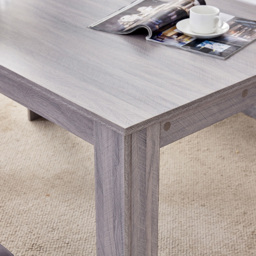 Kosy Koala 6 Seater Dining Set with Bench Grey Velvet - Multi - Wilko - thumbnail 3