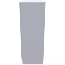 Crowndale Devon 5 Drawer Matt Grey Chest of Drawers Ready Assembled - Grey Matt - Wilko - thumbnail 4
