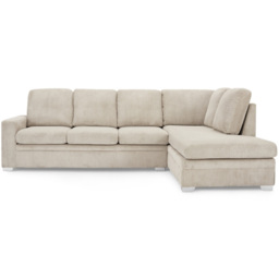 Home Detail Alcott 6 Seater Mocha Jumbo Cord Fabric Right Hand Corner Sofa - Brown - Wilko - thumbnail 4