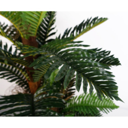 Botanik Palm Artificial Tree with Natural Trunk in Pot 5ft - Size: 150 x 70 x 70cm - Green - Wilko - thumbnail 4