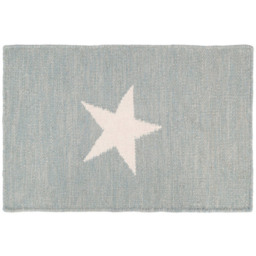 Premier Housewares Grey and White Star Rug - Size: 120 x 180cm - Wilko