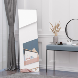 Portland Black Frame Full Length Mirror 50 x 161cm - Size: 161 x 50cm - Wilko - thumbnail 5