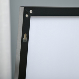 Portland Black Frame Full Length Mirror 50 x 161cm - Size: 161 x 50cm - Wilko - thumbnail 4