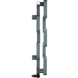 Terma Bookie Storm Sky Grey Heated Towel Rail 655 x 500mm - Size: #VALUE! - Wilko - thumbnail 6