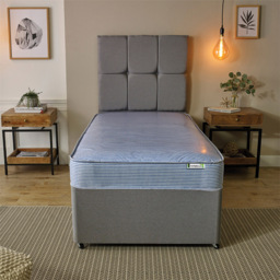 Starlight Beds Deep Double Waterproof Spring Mattress - Blue - Wilko - thumbnail 5