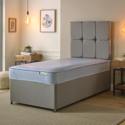 Starlight Beds Deep Double Waterproof Spring Mattress - Blue - Wilko - thumbnail 3