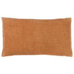 Yard Ribble Pecan Acid Wash Cushion - Size: 60 x 40 cm - Multi - Yard Living - Wilko