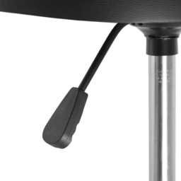 tectake Werner Black Swivel Desk Stool - Size: 63 x 48 x 48cm - Wilko - thumbnail 6