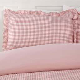 Josette Frill Duvet Set Pink King - Wilko - thumbnail 4