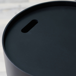 Pacific Lifestyle Hugo Black Wood Veneer and Black Metal Storage Table - Wilko - thumbnail 5