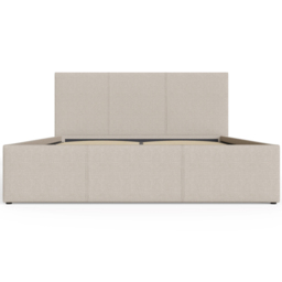 GFW Small Double Natural Hopsack Fabric End Lift Ottoman Bed with Bonnell Mattress - Cream - Wilko - thumbnail 7