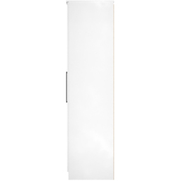 Crowndale Worcester 2 Door Matt Black and White Tall Wardrobe Ready Assembled - Black Matt & White - Wilko - thumbnail 5