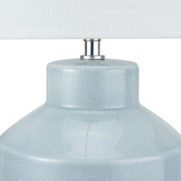 Pacific Lifestyle Nora Duck Egg Blue Crackle Effect Table Lamp - Wilko - thumbnail 4